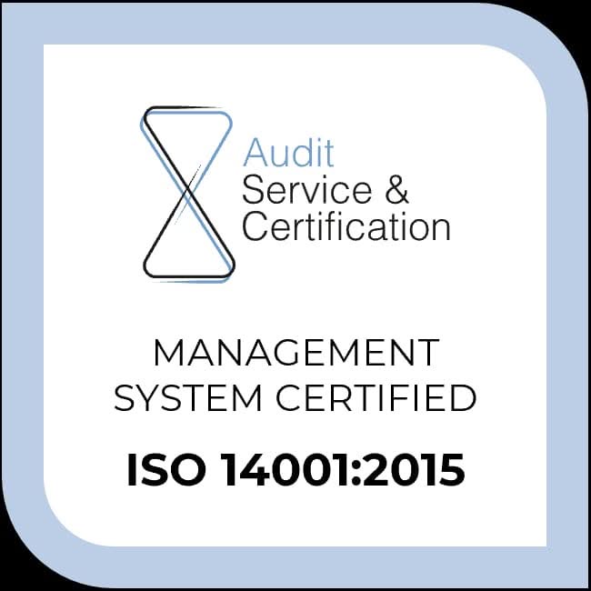 Certificazione ISO 14001:2015 Moschitta srl